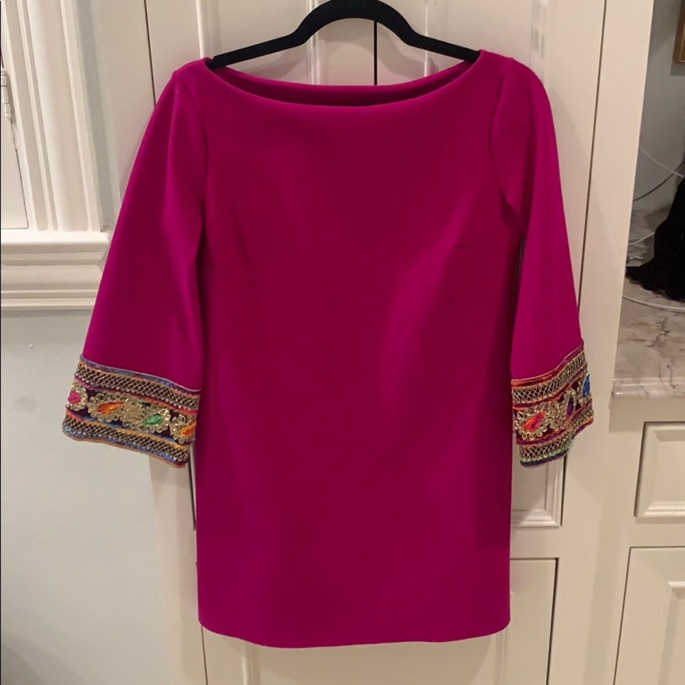 Chiari Boni dress w/ beautiful detailed sleeves 42